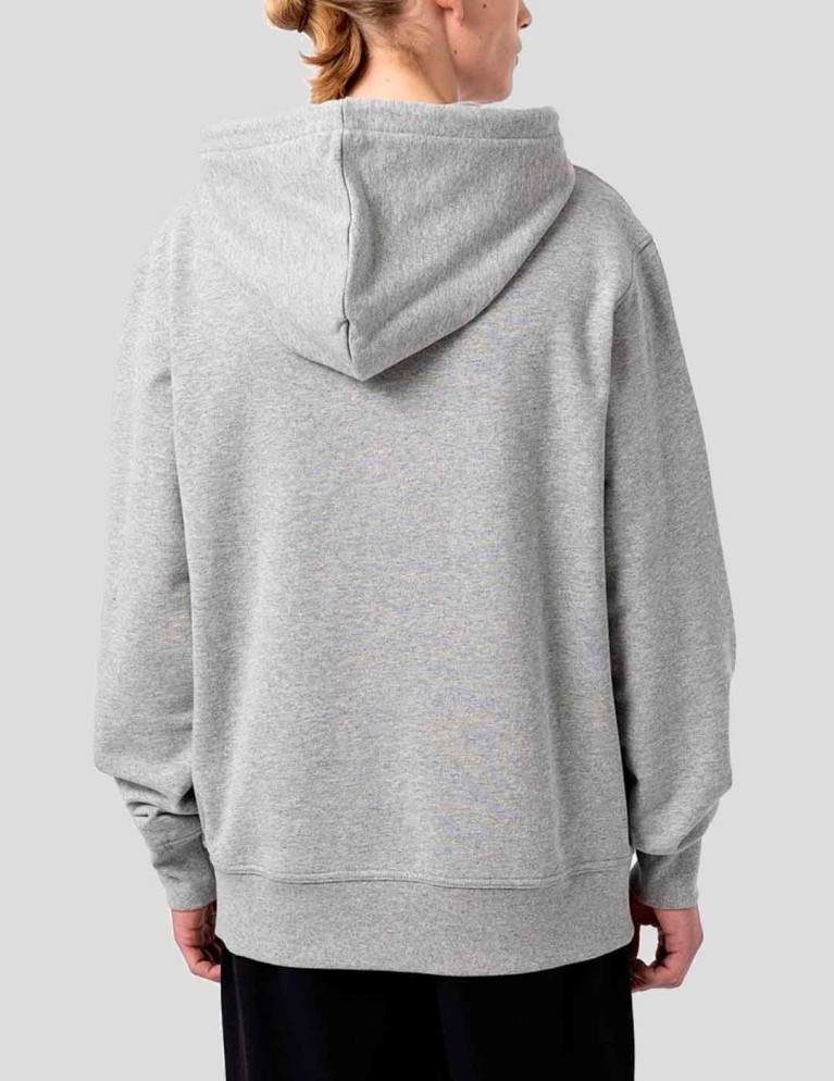 Felpa DICKshirt con cappuccio grigio melagne